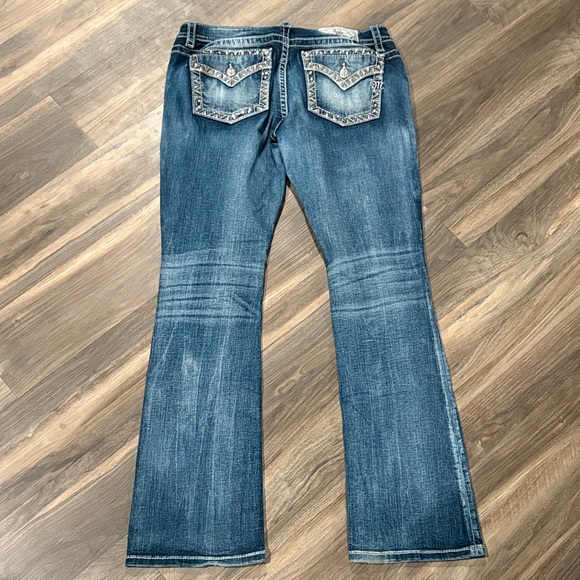 Miss Me Blue Boot Cut Jeans - Picture 2 of 3